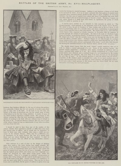 Battles of the British Army, Malplaquet by Richard Caton Woodville junior